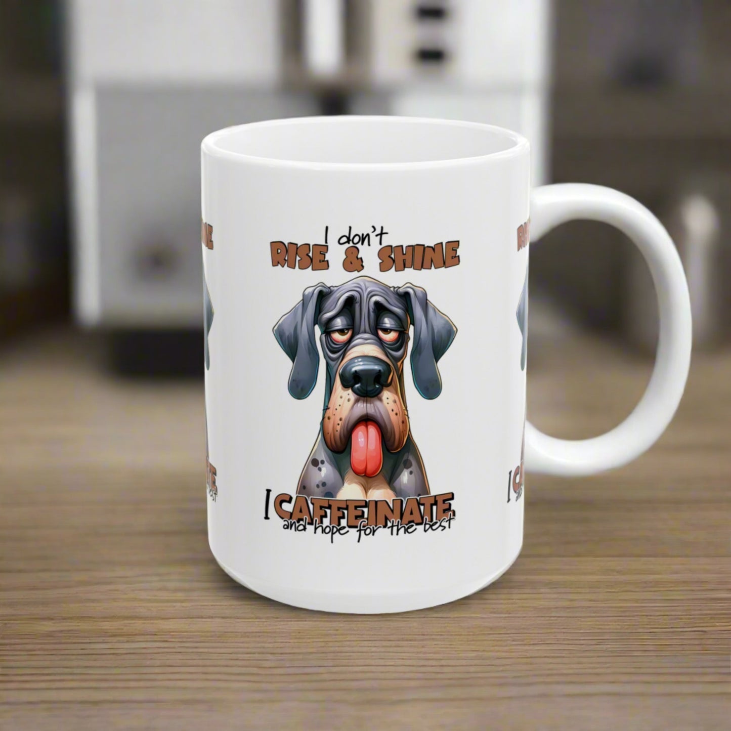 I Don't Rise & Shine Mug - Dog Lover's Mug - Kim’s Signature Beauty & Accessories    