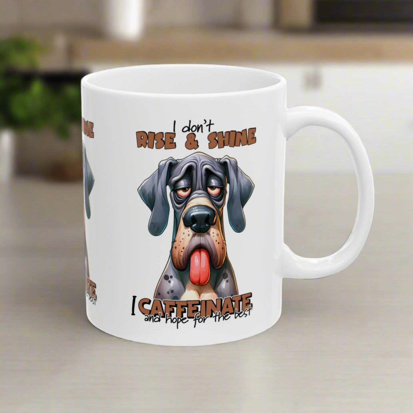 I Don't Rise & Shine Mug - Dog Lover's Mug - Kim’s Signature Beauty & Accessories    
