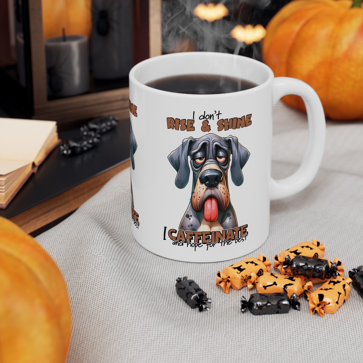 I Don't Rise & Shine Mug - Dog Lover's Mug - Kim’s Signature Beauty & Accessories    