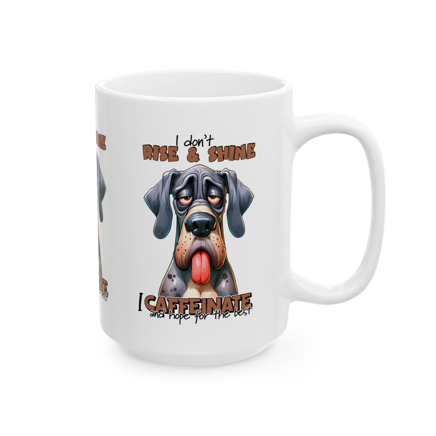 I Don't Rise & Shine Mug - Dog Lover's Mug - Kim’s Signature Beauty & Accessories    