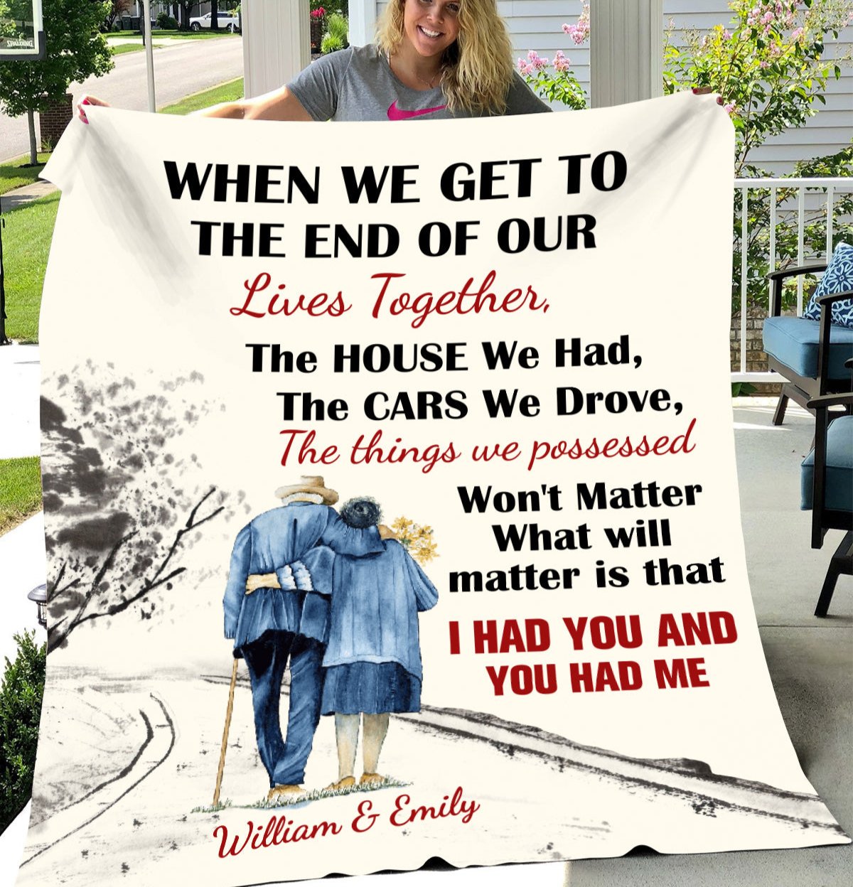 I Had You, You Had Me Personalized Blanket for Couples - Kim’s Signature Beauty & Accessories    