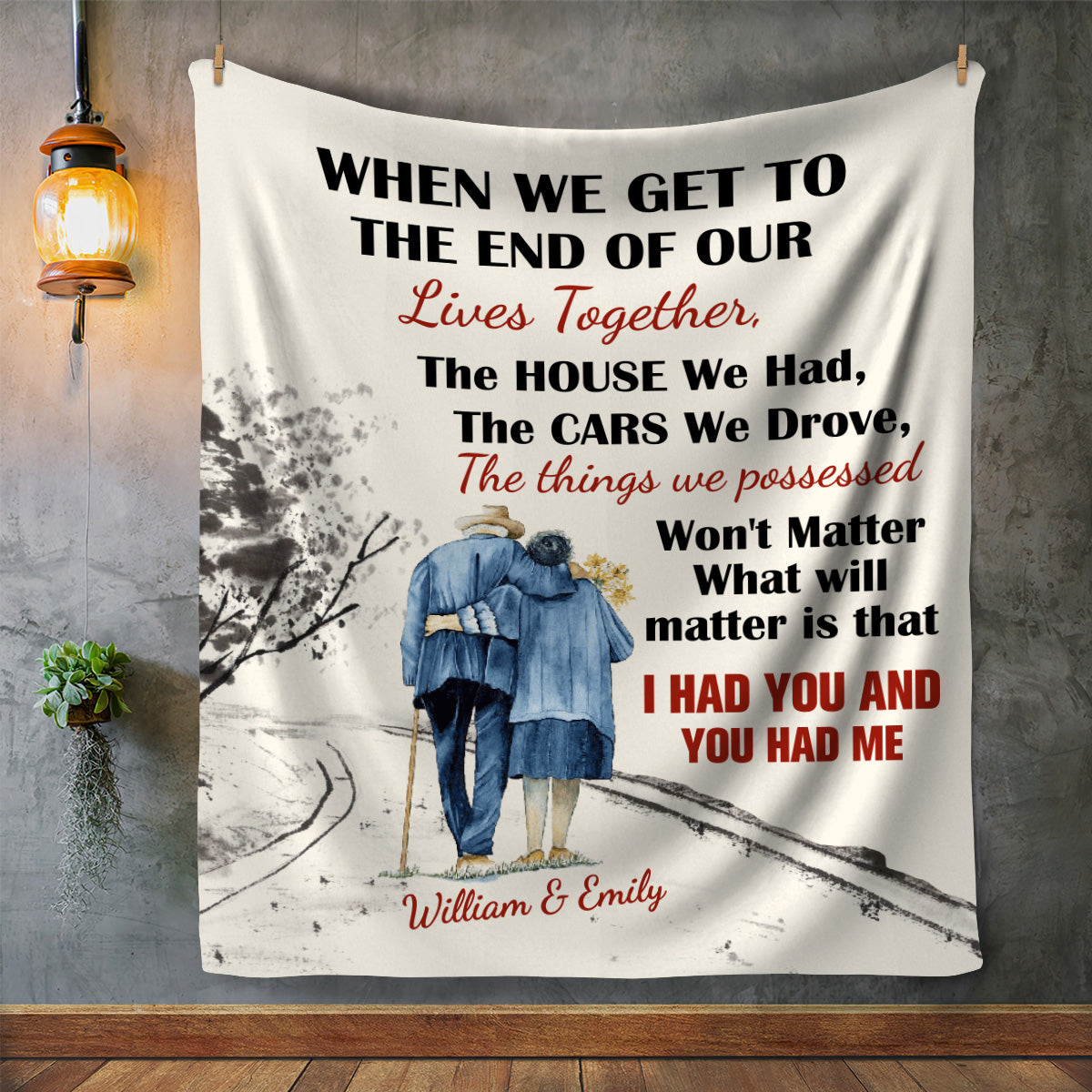 I Had You, You Had Me Personalized Blanket for Couples - Kim’s Signature Beauty & Accessories    