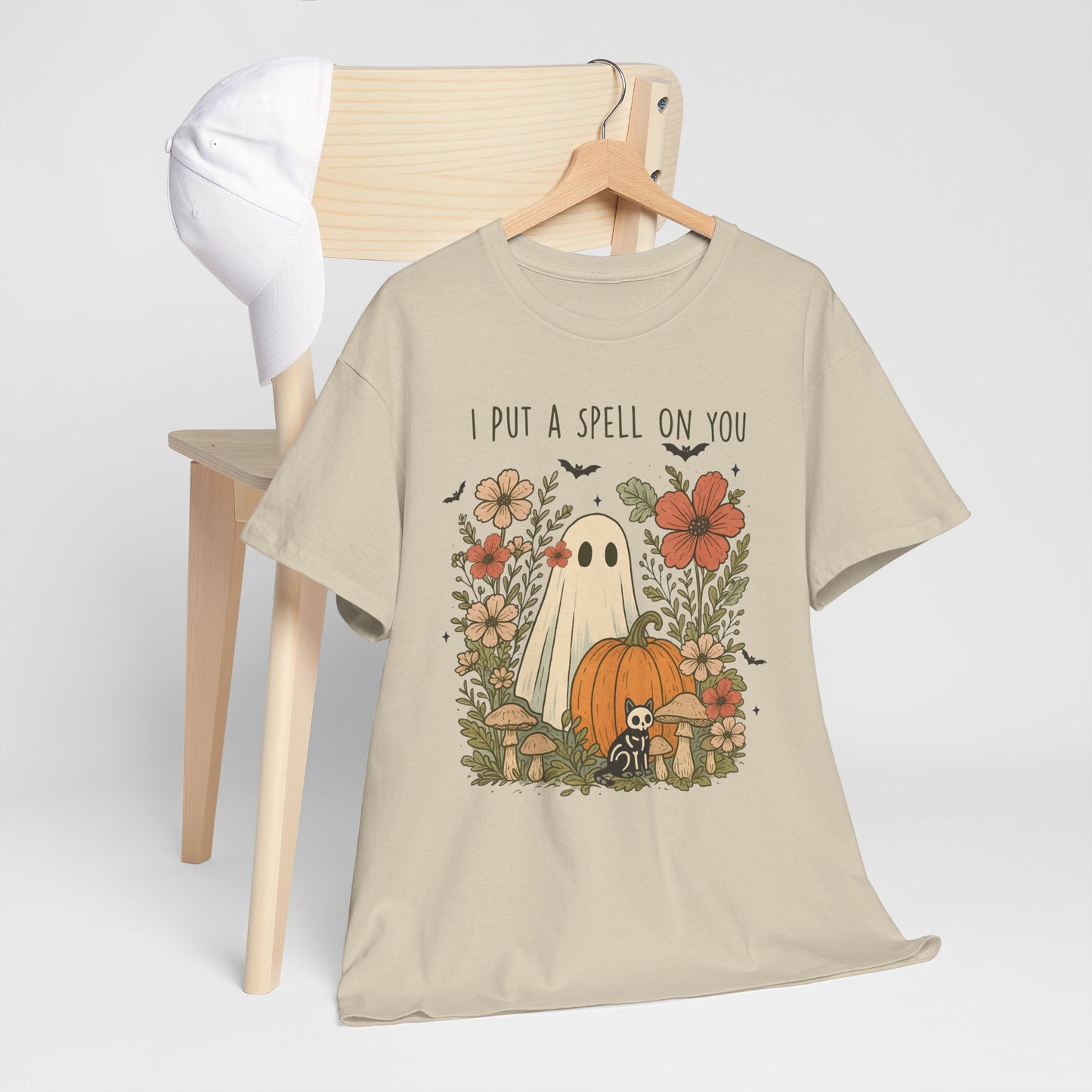 I Put a Spell on You Ghost Tee – Cute Halloween Fall T-Shirt - Kim’s Signature Beauty & Accessories    