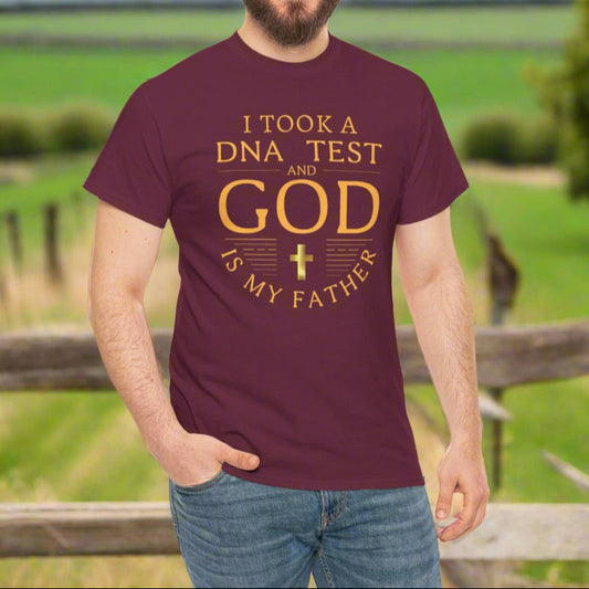 I Took a DNA Test and God is My Father - Faith Tee - Kim’s Signature Beauty & Accessories    