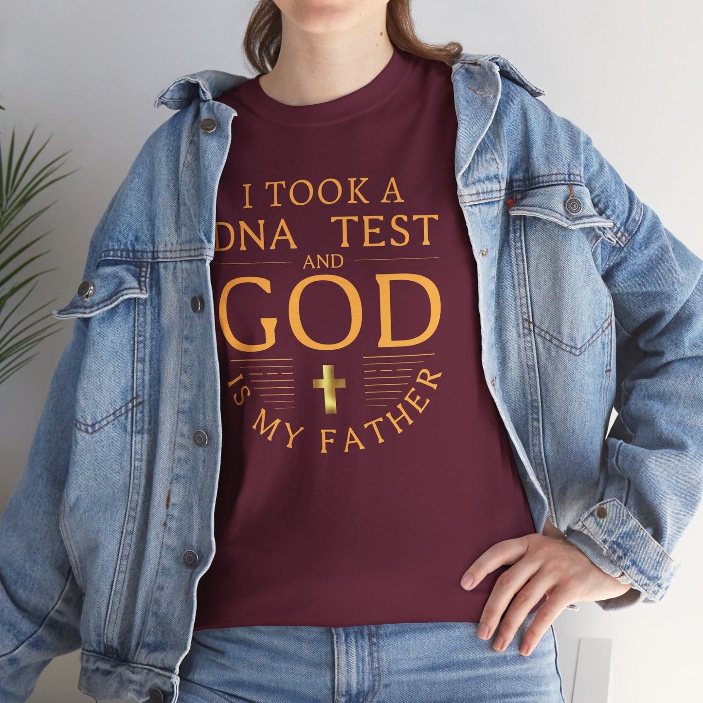I Took a DNA Test and God is My Father - Faith Tee - Kim’s Signature Beauty & Accessories    