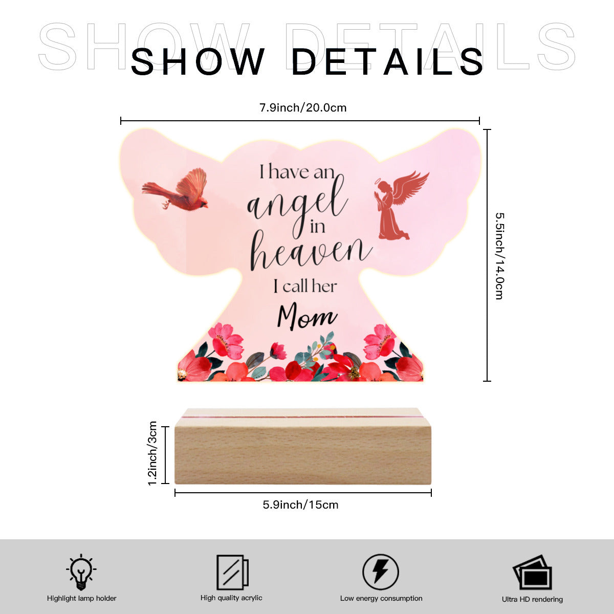 I have an Angel in Heaven | Night Light - Kim’s Signature Beauty & Accessories    