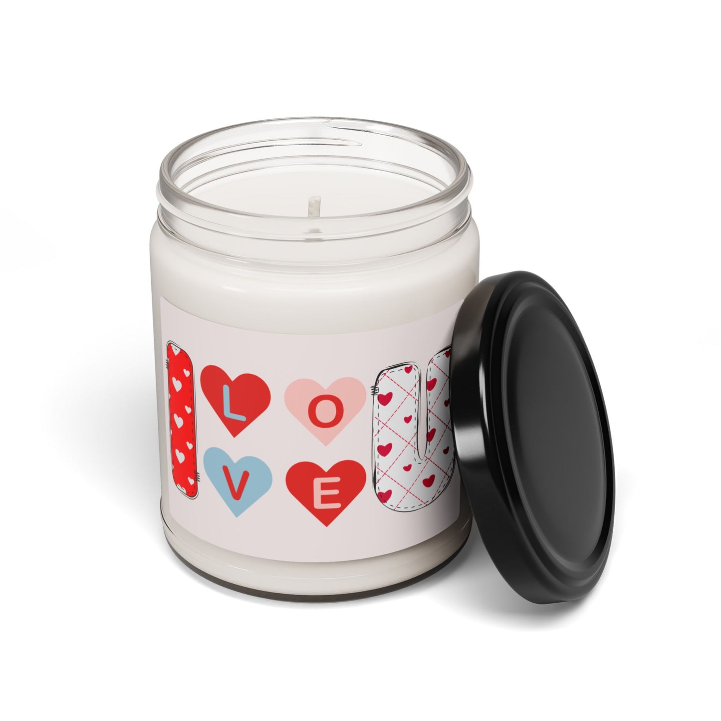 I love you Valentine Scented Soy Candle, 9oz - Kim’s Signature Beauty & Accessories    