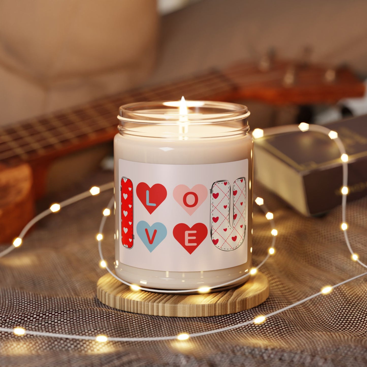 I love you Valentine Scented Soy Candle, 9oz - Kim’s Signature Beauty & Accessories    