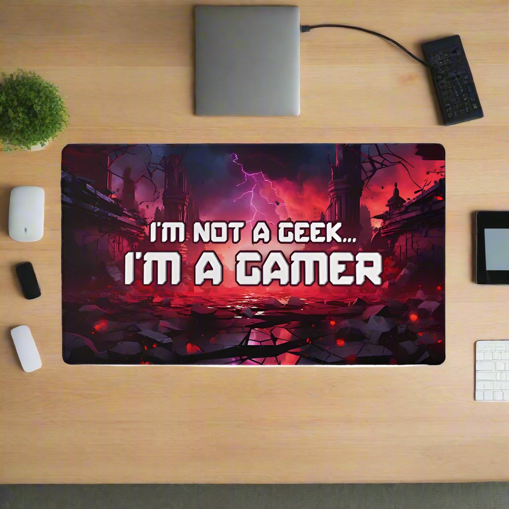 I'm Not a Geek Gaming Mat - Kim’s Signature Beauty & Accessories    