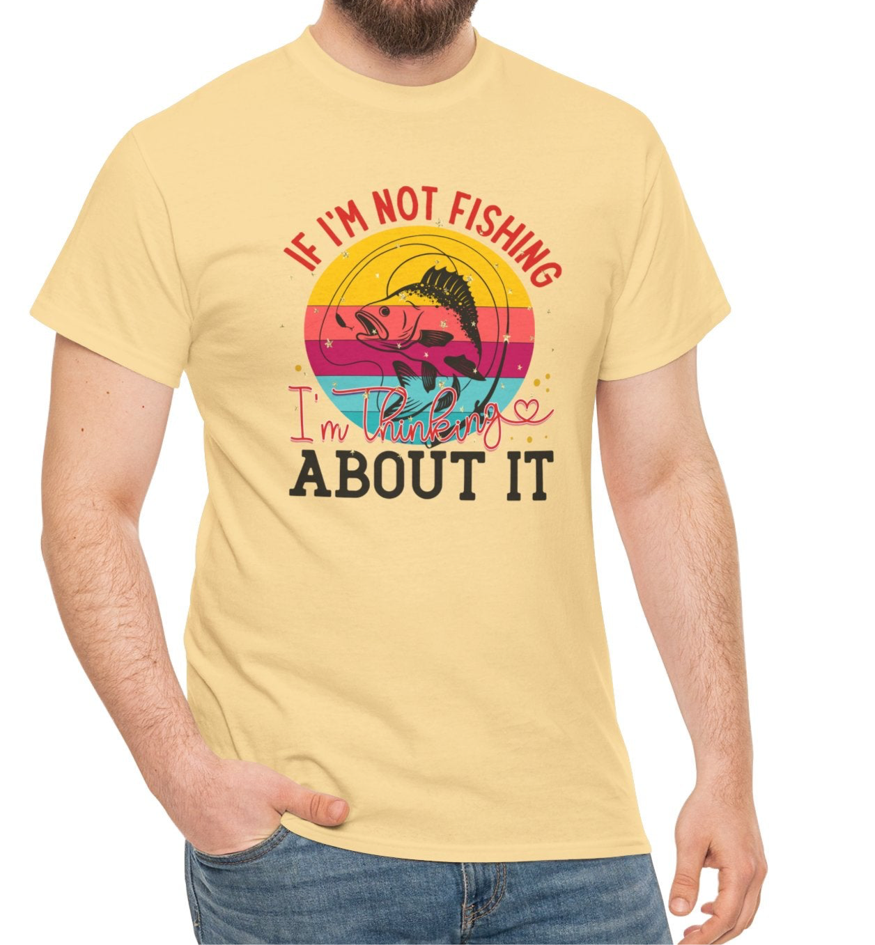 If I’m Not Fishing Cotton Tee - Kim’s Signature Beauty & Accessories    