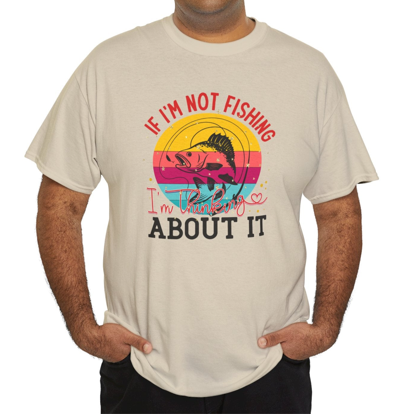 If I’m Not Fishing Cotton Tee - Kim’s Signature Beauty & Accessories    