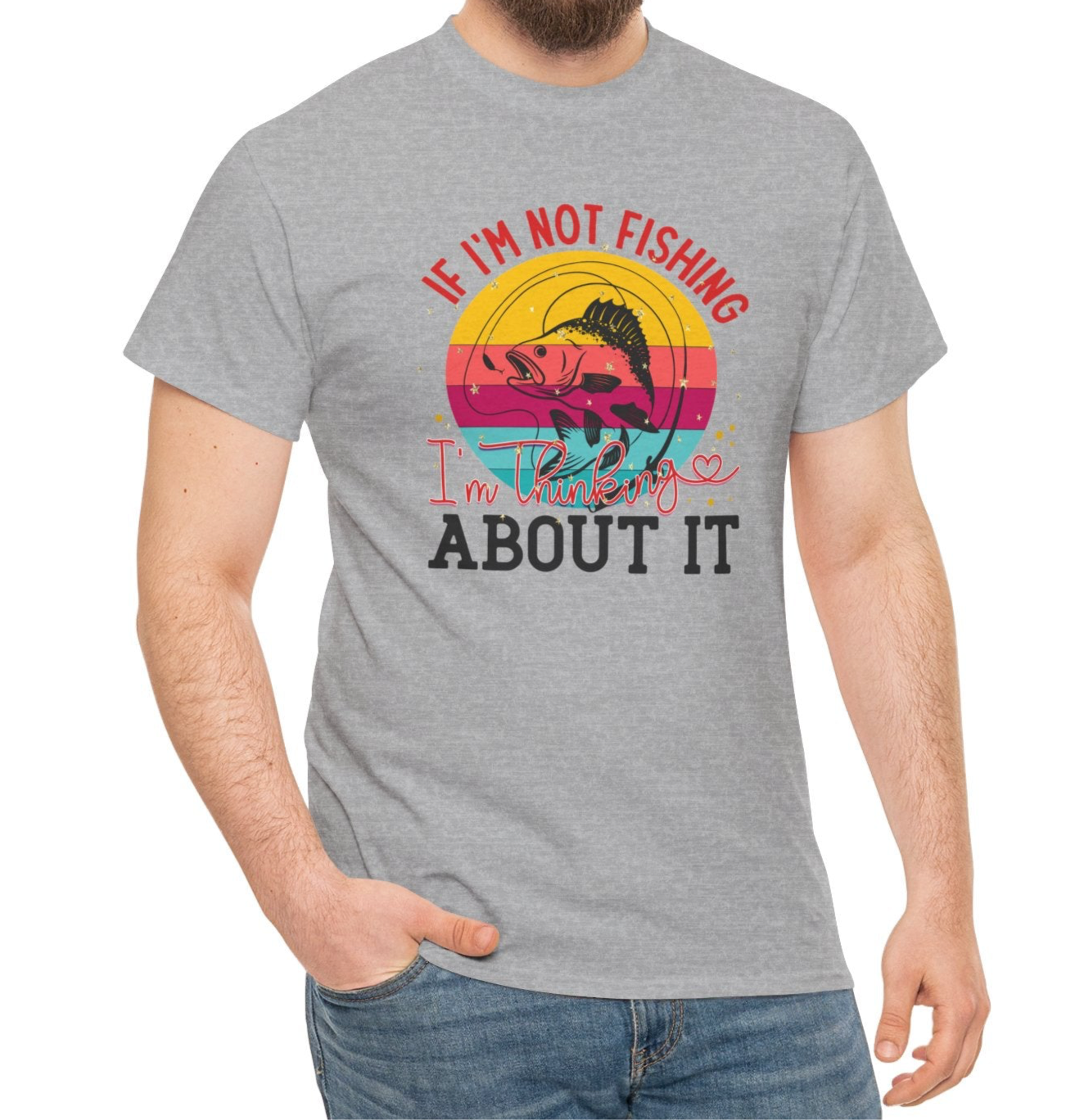 If I’m Not Fishing Cotton Tee - Kim’s Signature Beauty & Accessories    