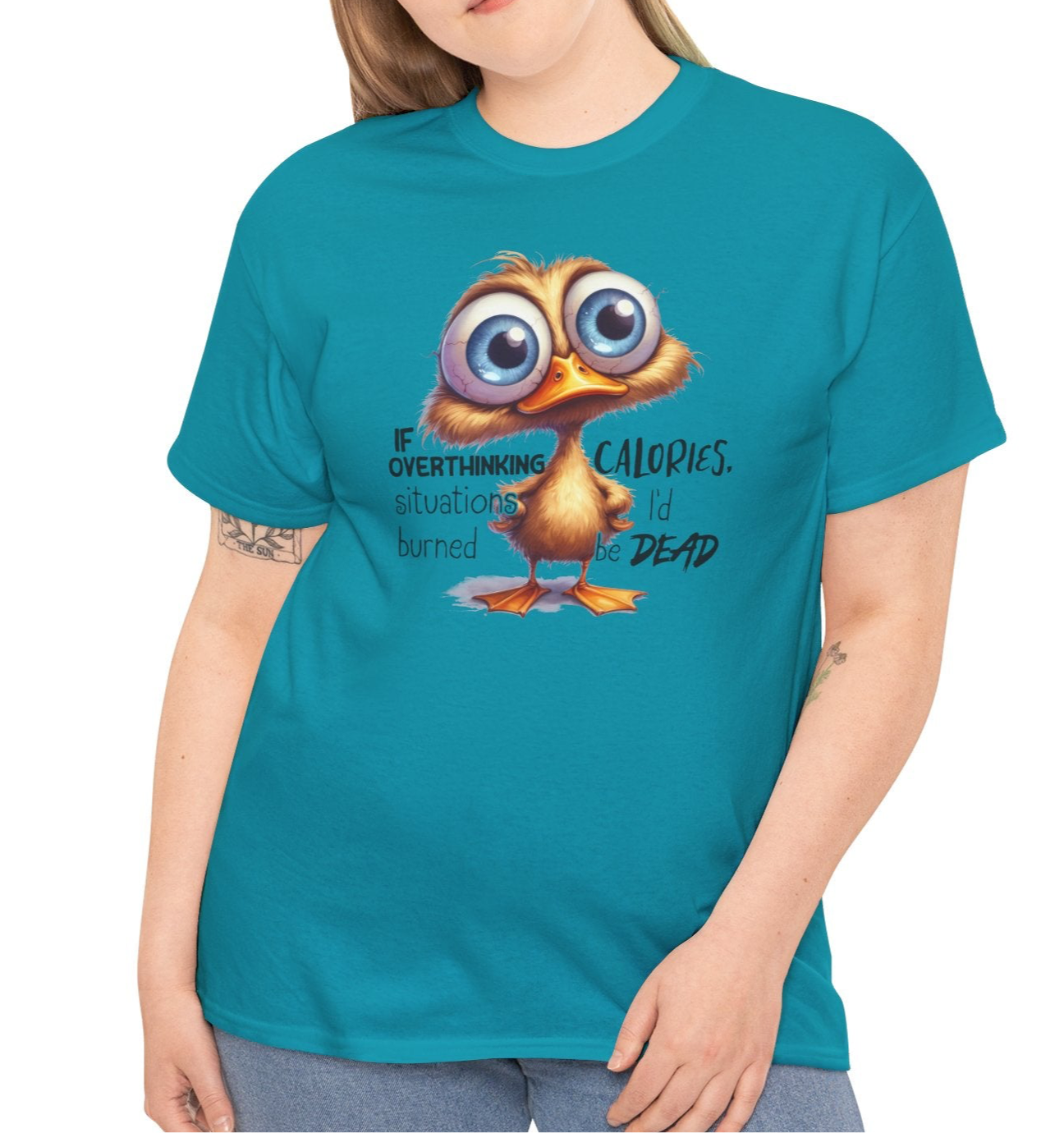 If Overthinking Burned Calories |  Cotton Tee - Kim’s Signature Beauty & Accessories    