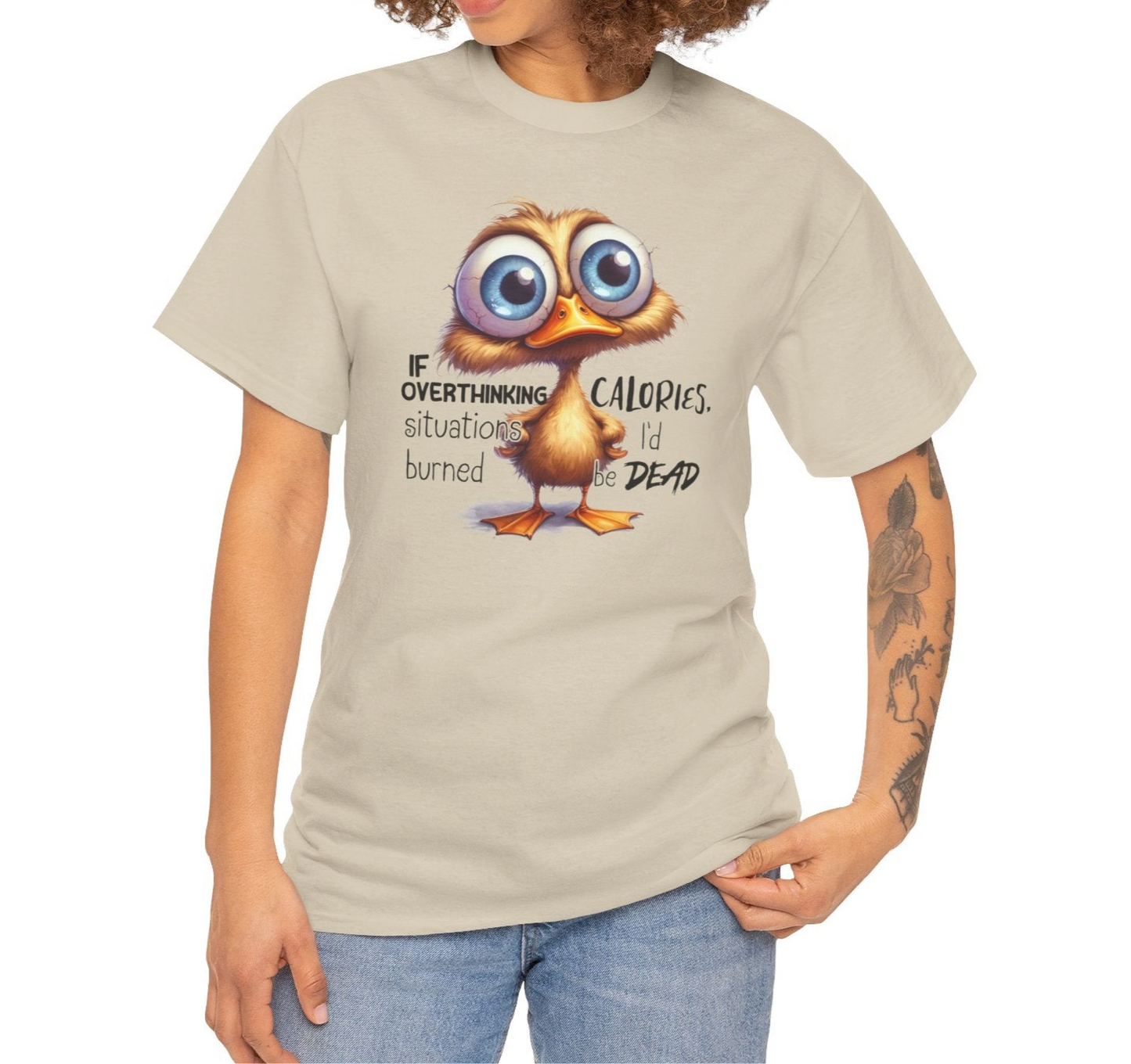 If Overthinking Burned Calories |  Cotton Tee - Kim’s Signature Beauty & Accessories    