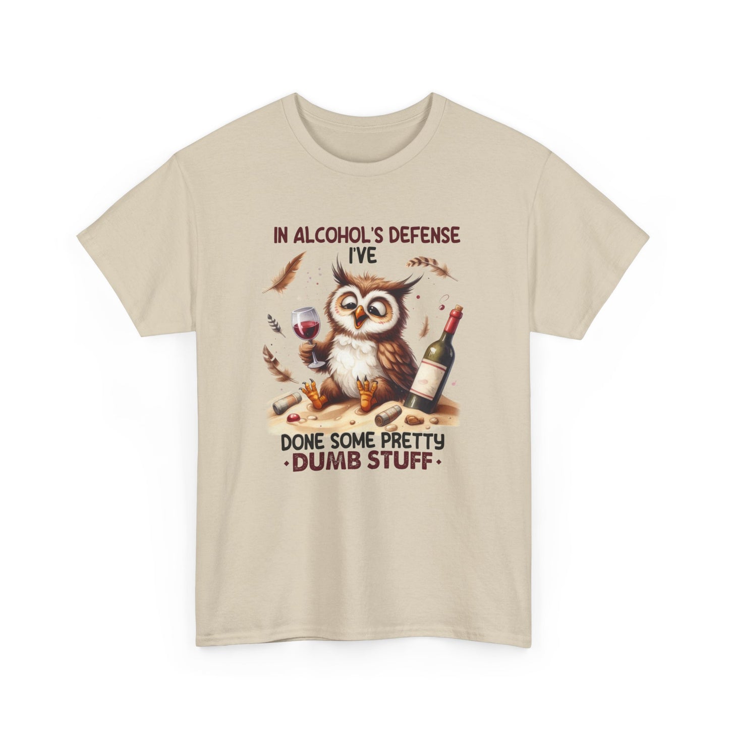 In Alcohols Defense |  Cotton Tee - Kim’s Signature Beauty & Accessories    