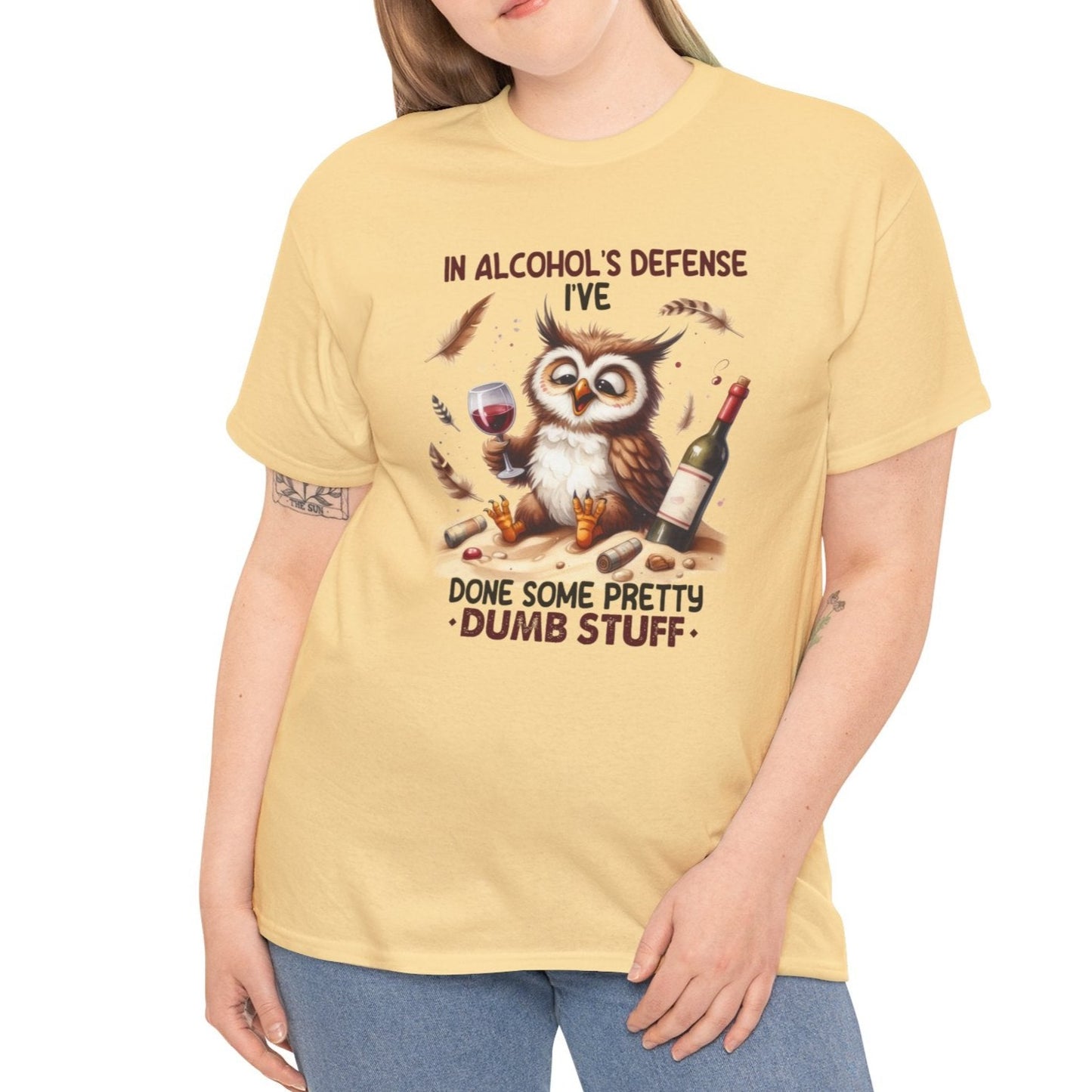 In Alcohols Defense |  Cotton Tee - Kim’s Signature Beauty & Accessories    