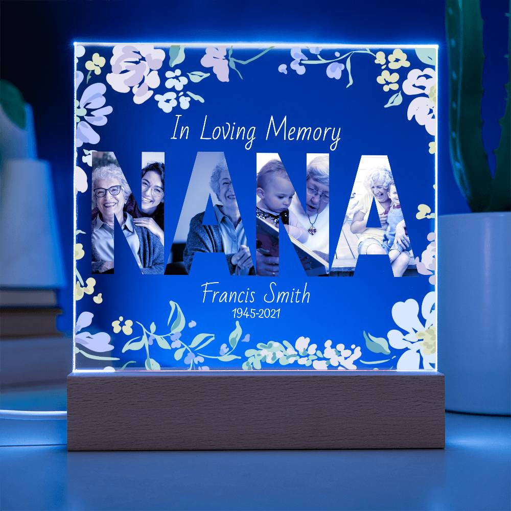 In Loving Memory Acrylic Plaque – Personalized Tribute with Photos - Kim’s Signature Beauty & Accessories    
