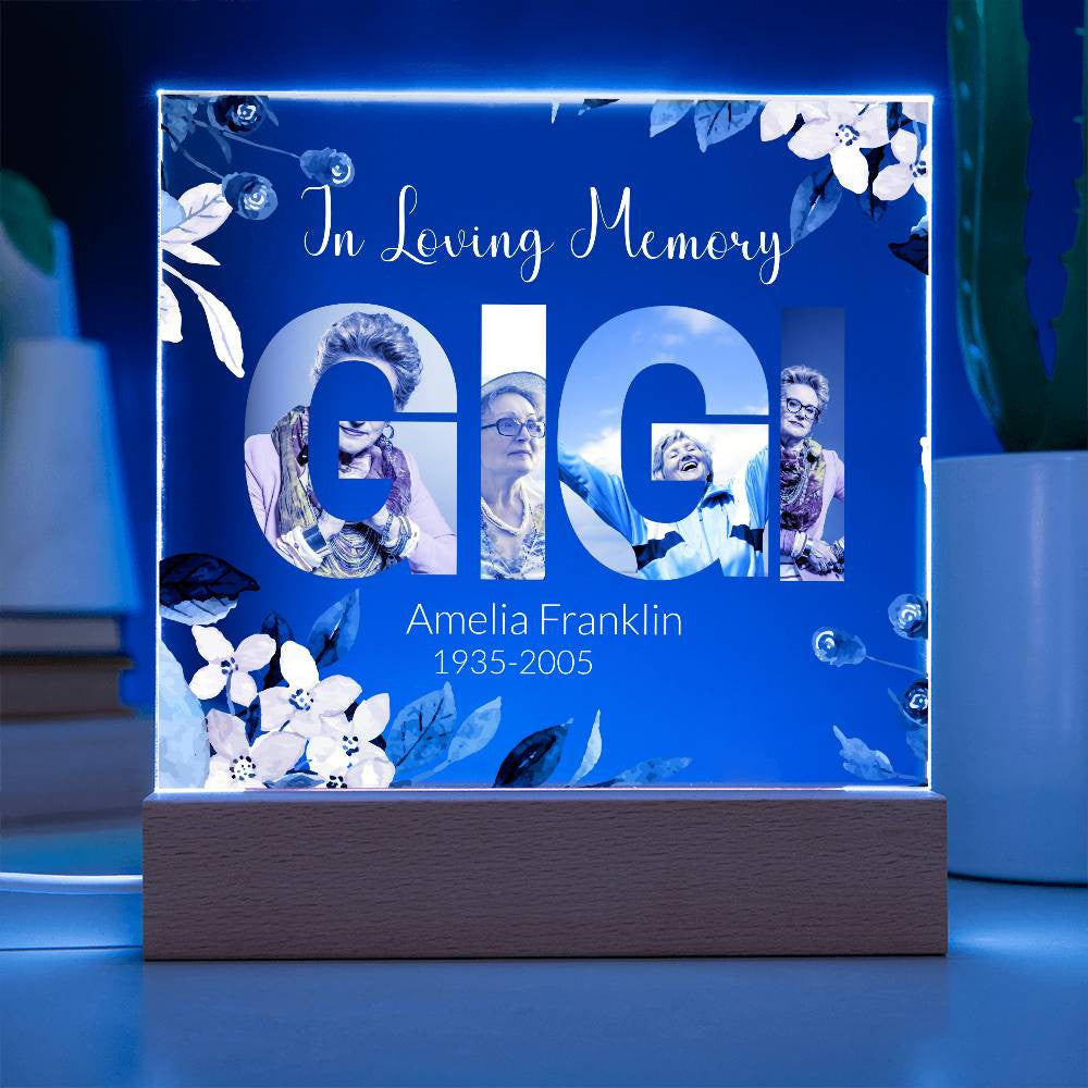In Loving Memory Acrylic Plaque – Personalized Tribute with Photos - Kim’s Signature Beauty & Accessories    