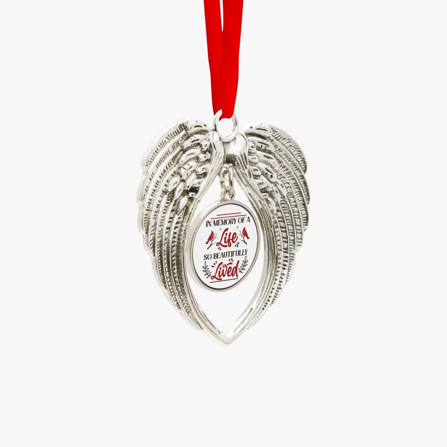 In Memory of | Wings Ornaments - Heart Shape - Kim’s Signature Beauty & Accessories    