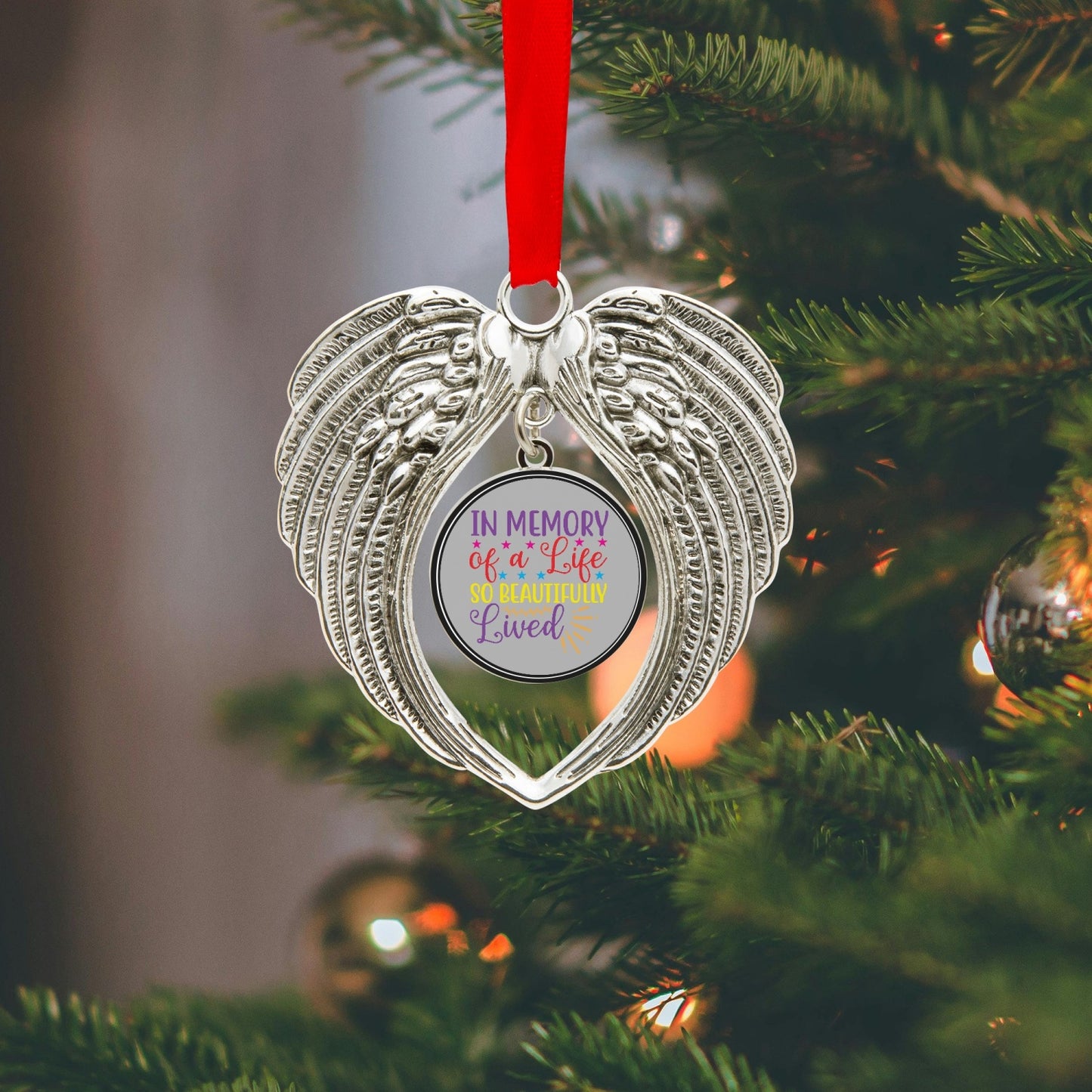 In Memory of a life Wings Ornaments - Kim’s Signature Beauty & Accessories    