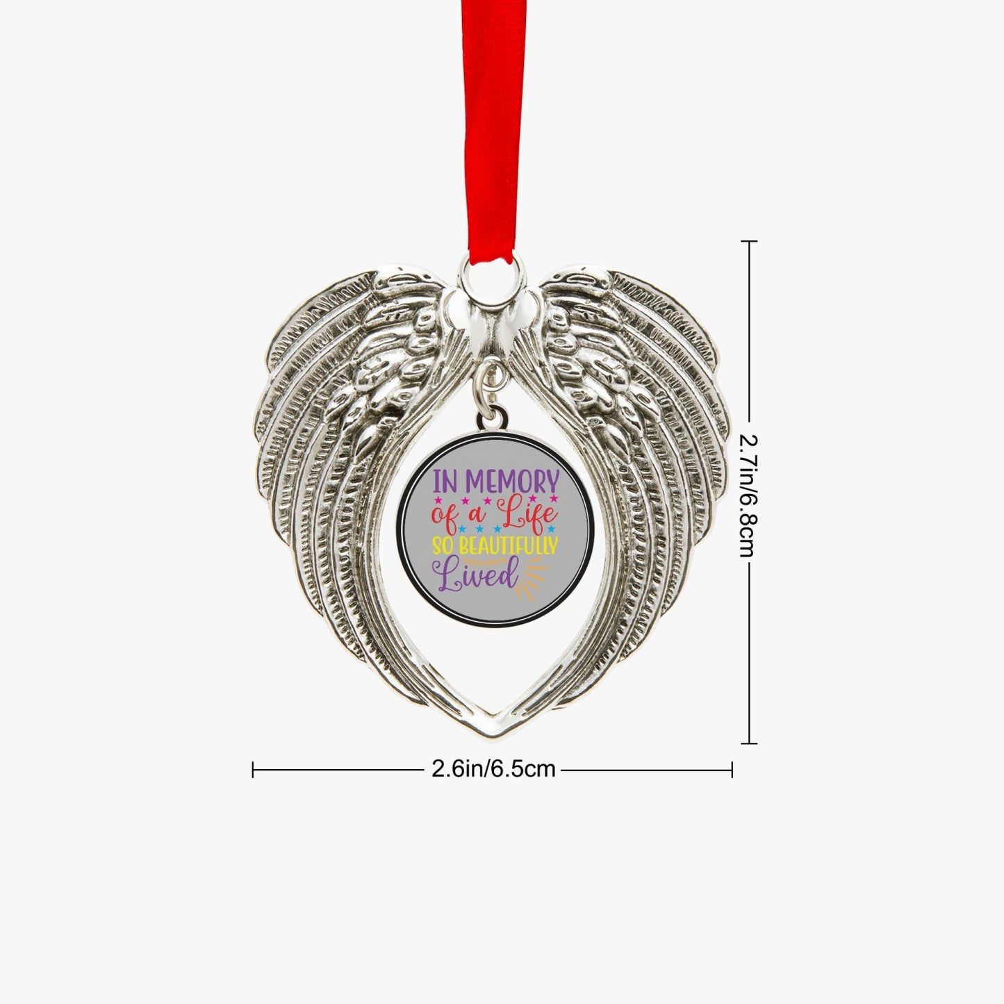 In Memory of a life Wings Ornaments - Kim’s Signature Beauty & Accessories    