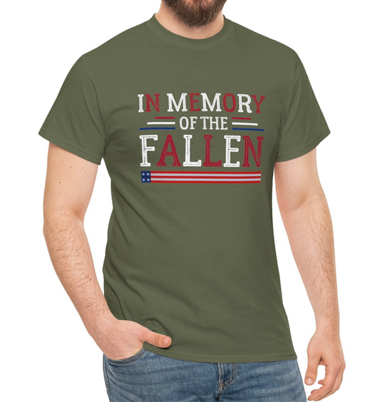 In Memory of the Fallen | Tee - Kim’s Signature Beauty & Accessories    