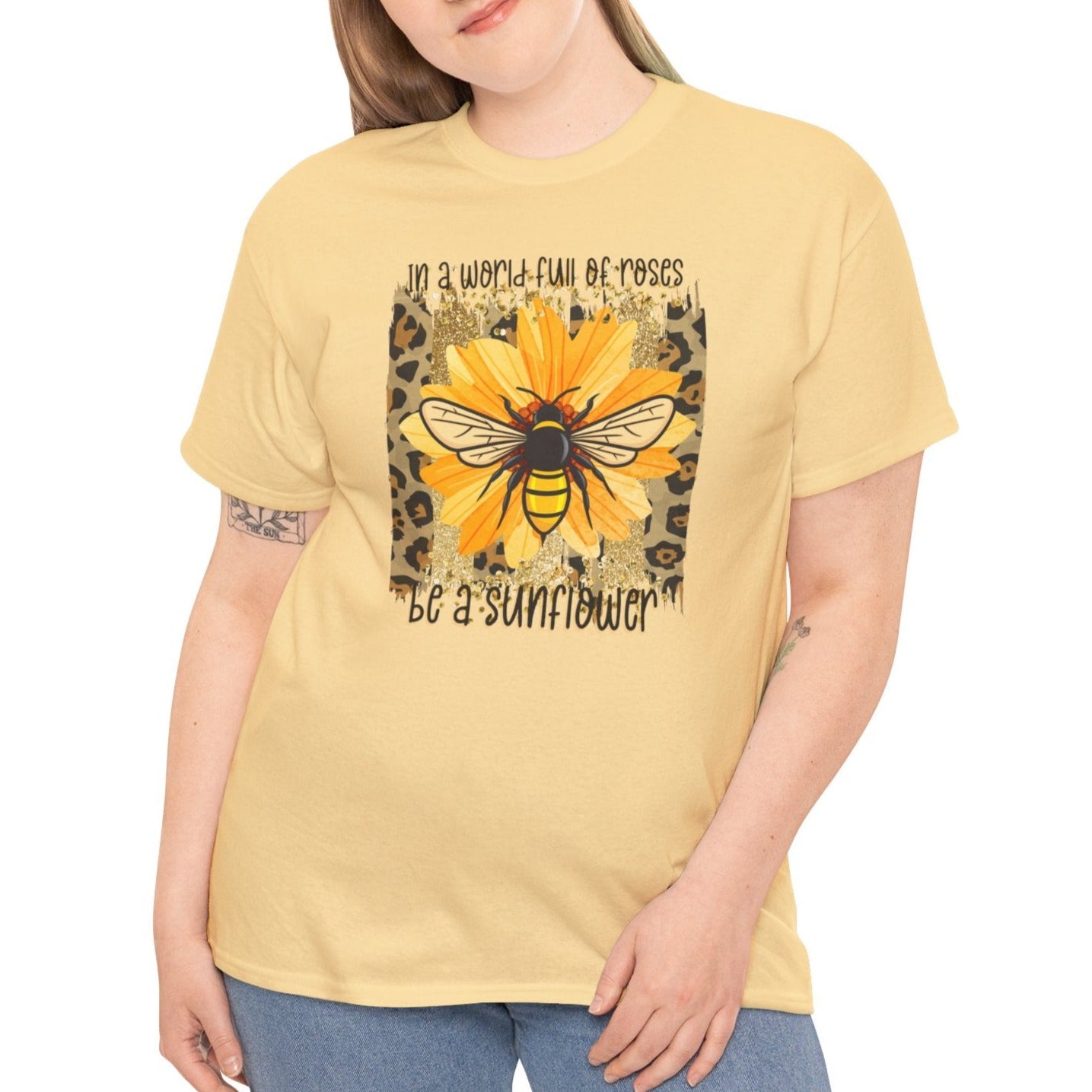 In a World of Roses Be a Sunflower Tee - Kim’s Signature Beauty & Accessories    