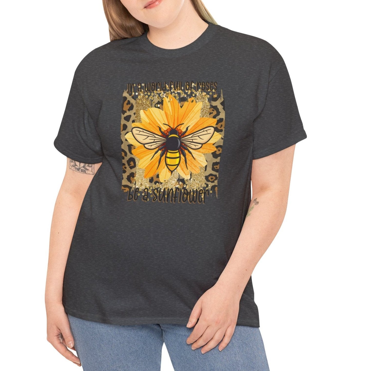 In a World of Roses Be a Sunflower Tee - Kim’s Signature Beauty & Accessories    