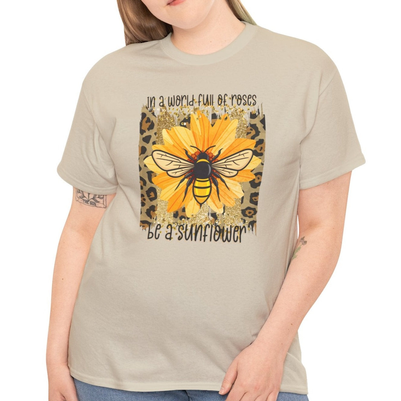 In a World of Roses Be a Sunflower Tee - Kim’s Signature Beauty & Accessories    