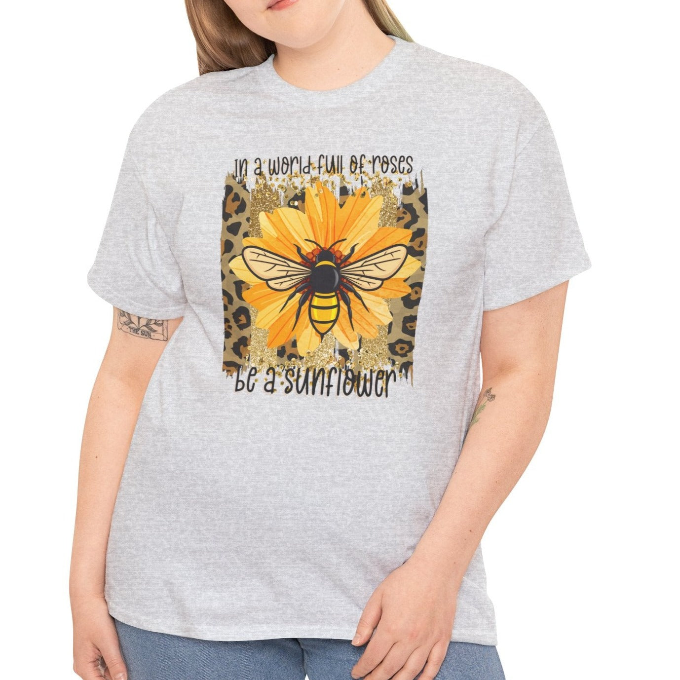 In a World of Roses Be a Sunflower Tee - Kim’s Signature Beauty & Accessories    