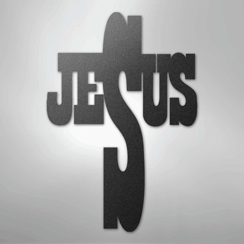 Inspirational Word Cross – Metal Home Accent - Kim’s Signature Beauty & Accessories