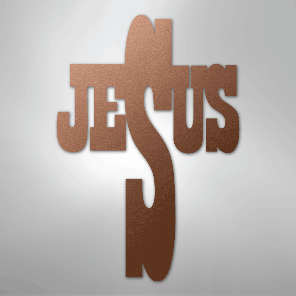 Inspirational Word Cross – Metal Home Accent - Kim’s Signature Beauty & Accessories