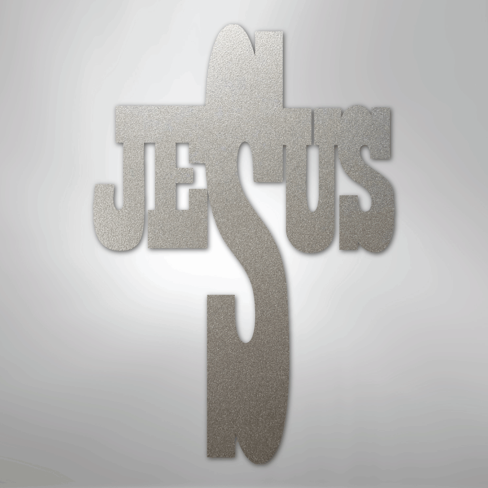Inspirational Word Cross – Metal Home Accent - Kim’s Signature Beauty & Accessories