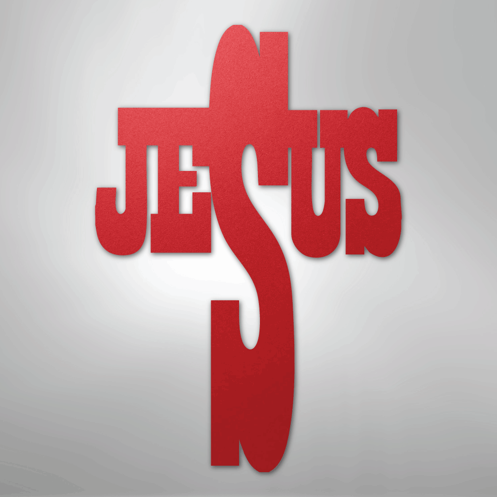 Inspirational Word Cross – Metal Home Accent - Kim’s Signature Beauty & Accessories