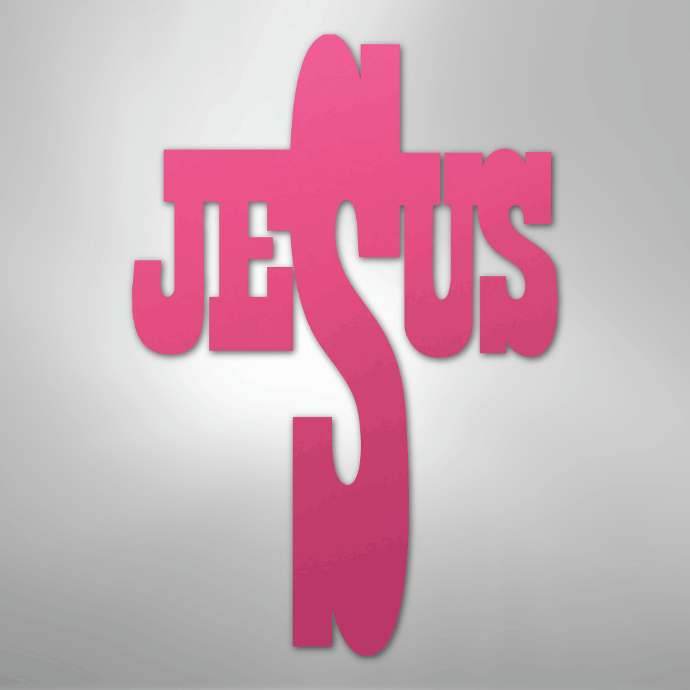 Inspirational Word Cross – Metal Home Accent - Kim’s Signature Beauty & Accessories