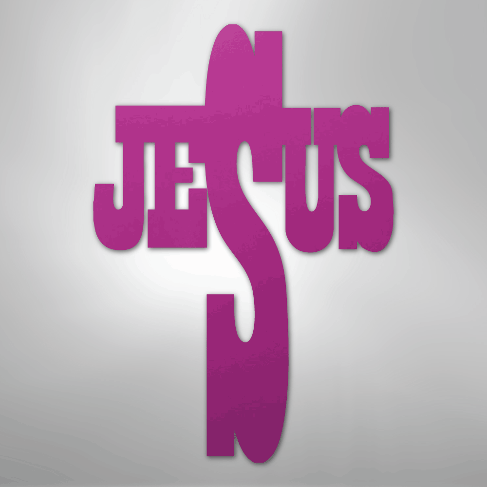 Inspirational Word Cross – Metal Home Accent - Kim’s Signature Beauty & Accessories