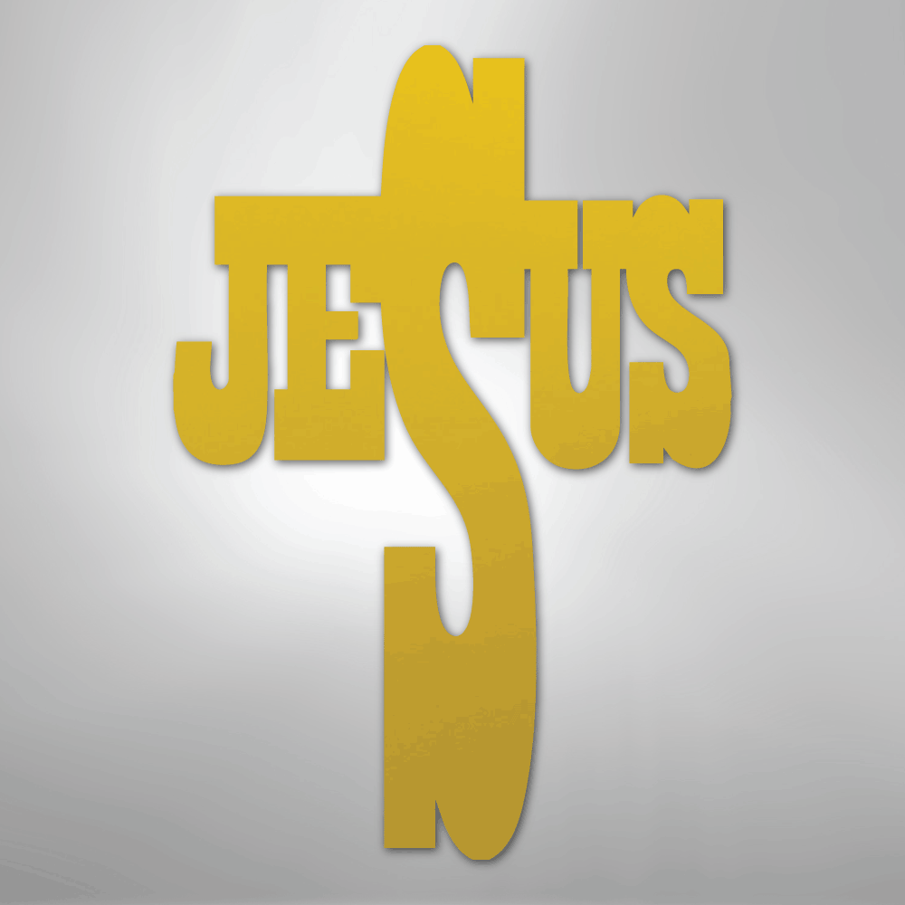 Inspirational Word Cross – Metal Home Accent - Kim’s Signature Beauty & Accessories