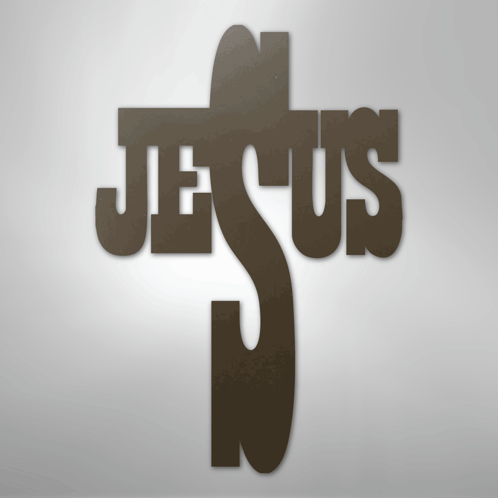 Inspirational Word Cross – Metal Home Accent - Kim’s Signature Beauty & Accessories