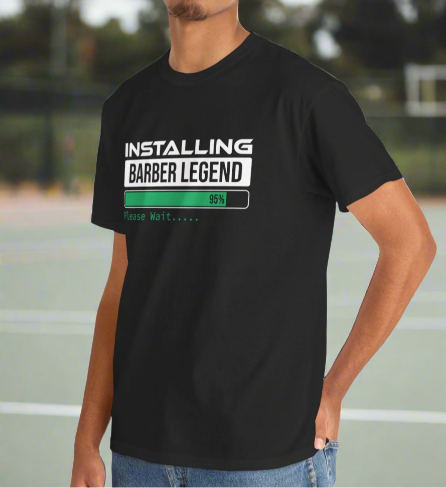 Installing Barber Legend Cotton Tee - Kim’s Signature Beauty & Accessories    