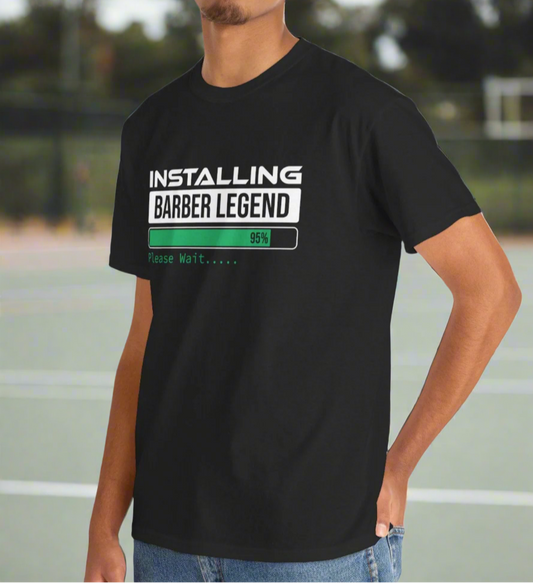 Installing Barber Legend Cotton Tee - Kim’s Signature Beauty & Accessories    