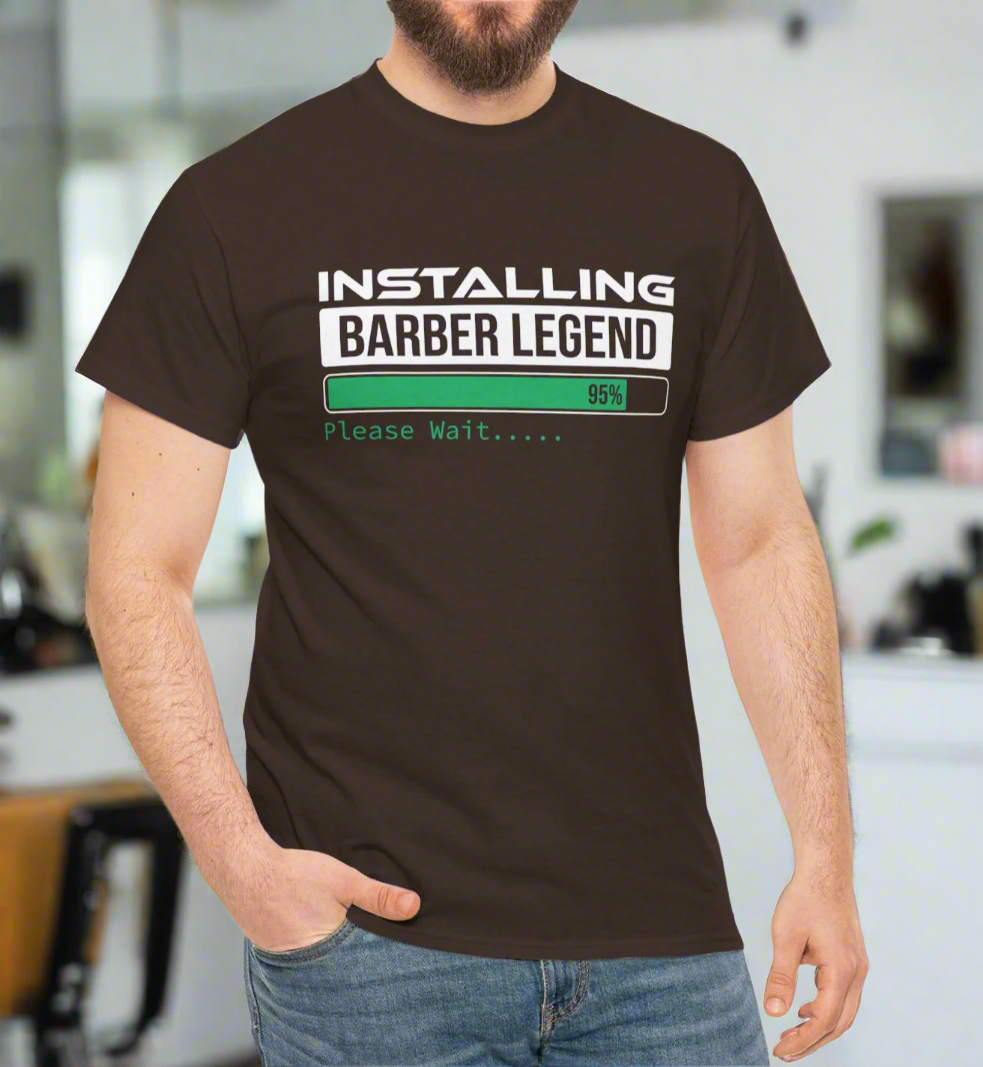 Installing Barber Legend Cotton Tee - Kim’s Signature Beauty & Accessories    