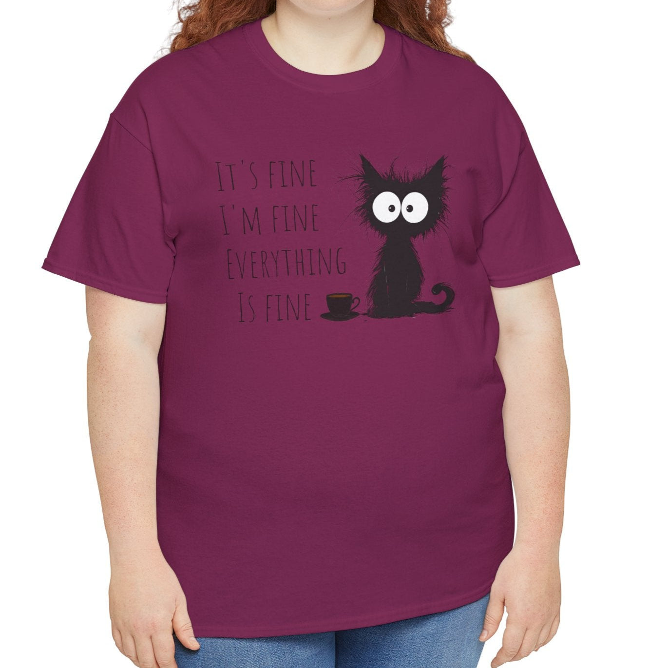 It's Fine, I'm Fine Tee - Kim’s Signature Beauty & Accessories    