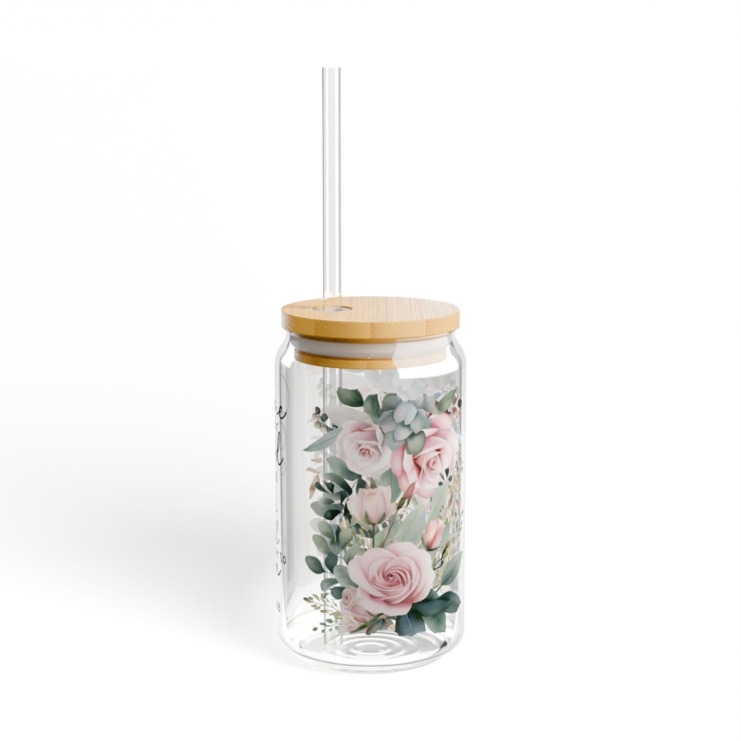 James 4:8 Sipper Glass - 16oz, Come Near to God Design - Kim’s Signature Beauty & Accessories    