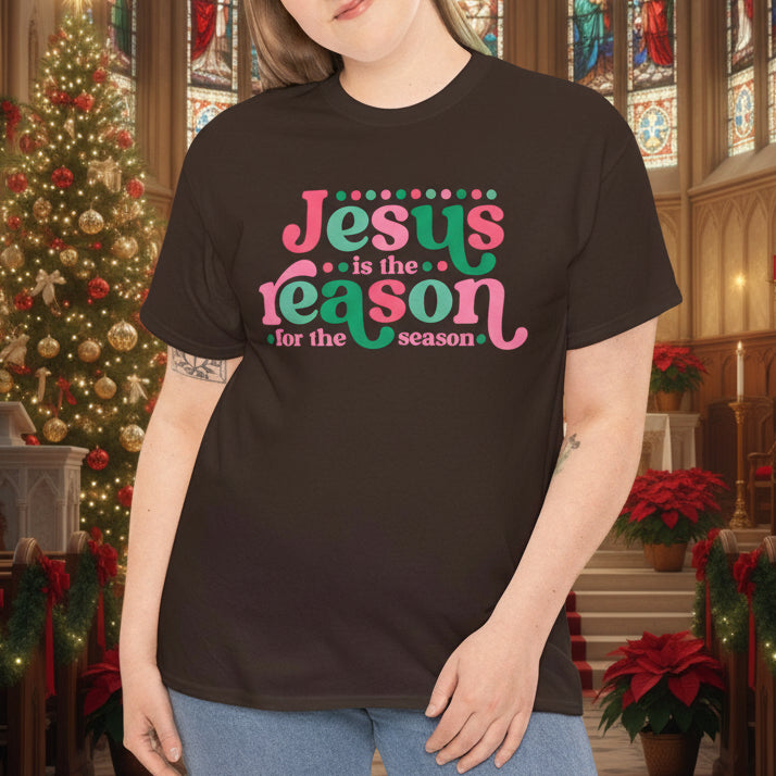 Jesus Is the Reason for the Season Christmas Tee - Kim’s Signature Beauty & Accessories    
