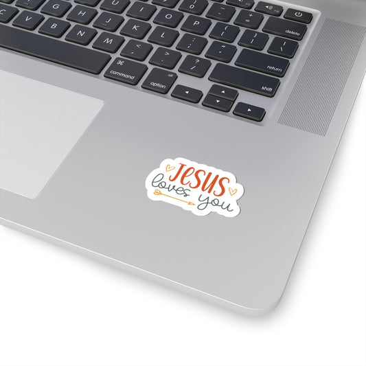 Jesus Loves You Sticker - Kim’s Signature Beauty & Accessories    