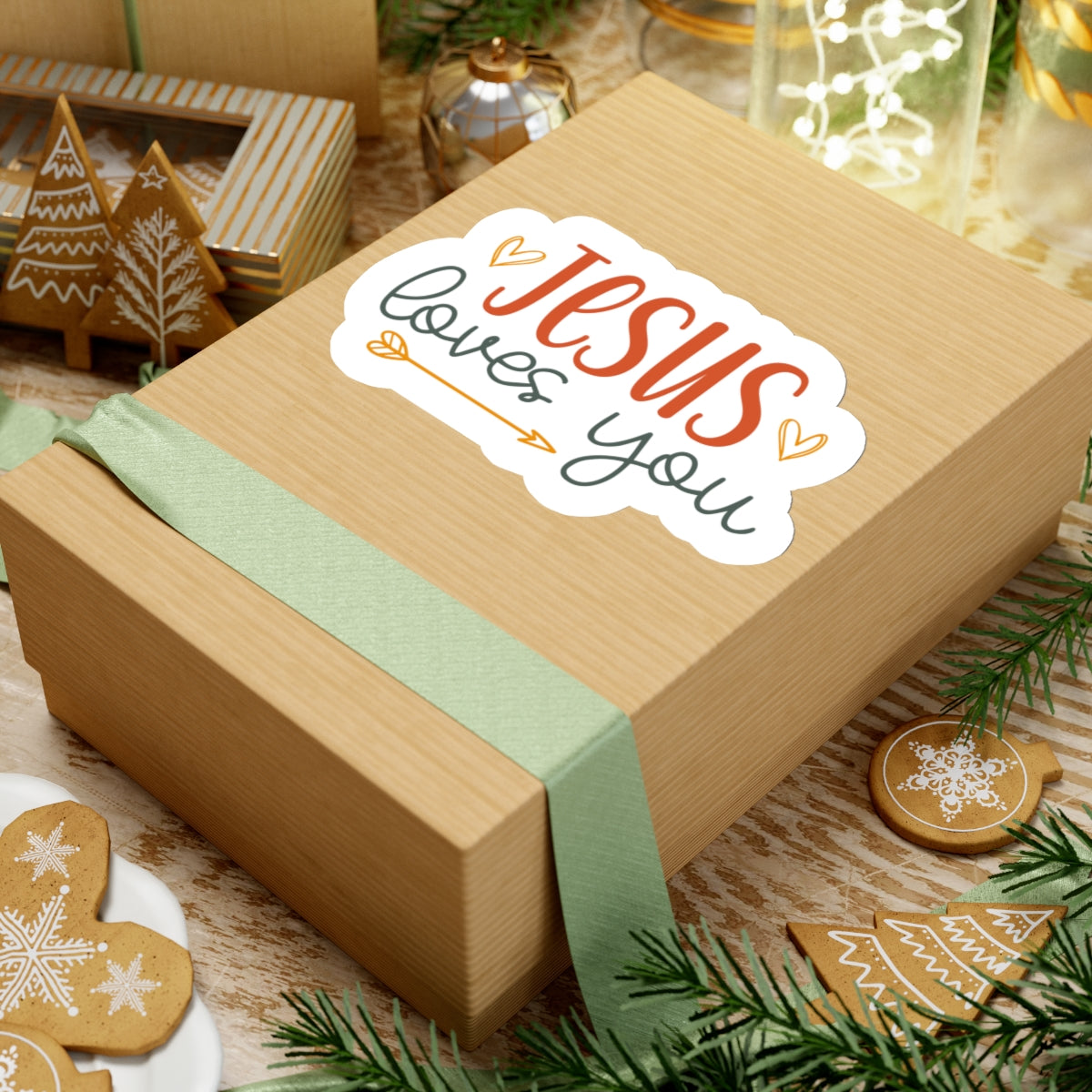 Jesus Loves You Sticker - Kim’s Signature Beauty & Accessories    