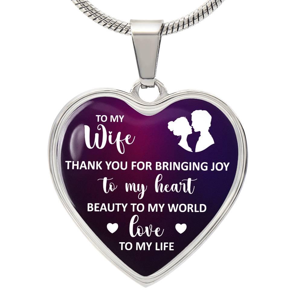 Joy, Beauty, Love Wife Necklace - Kim’s Signature Beauty & Accessories    