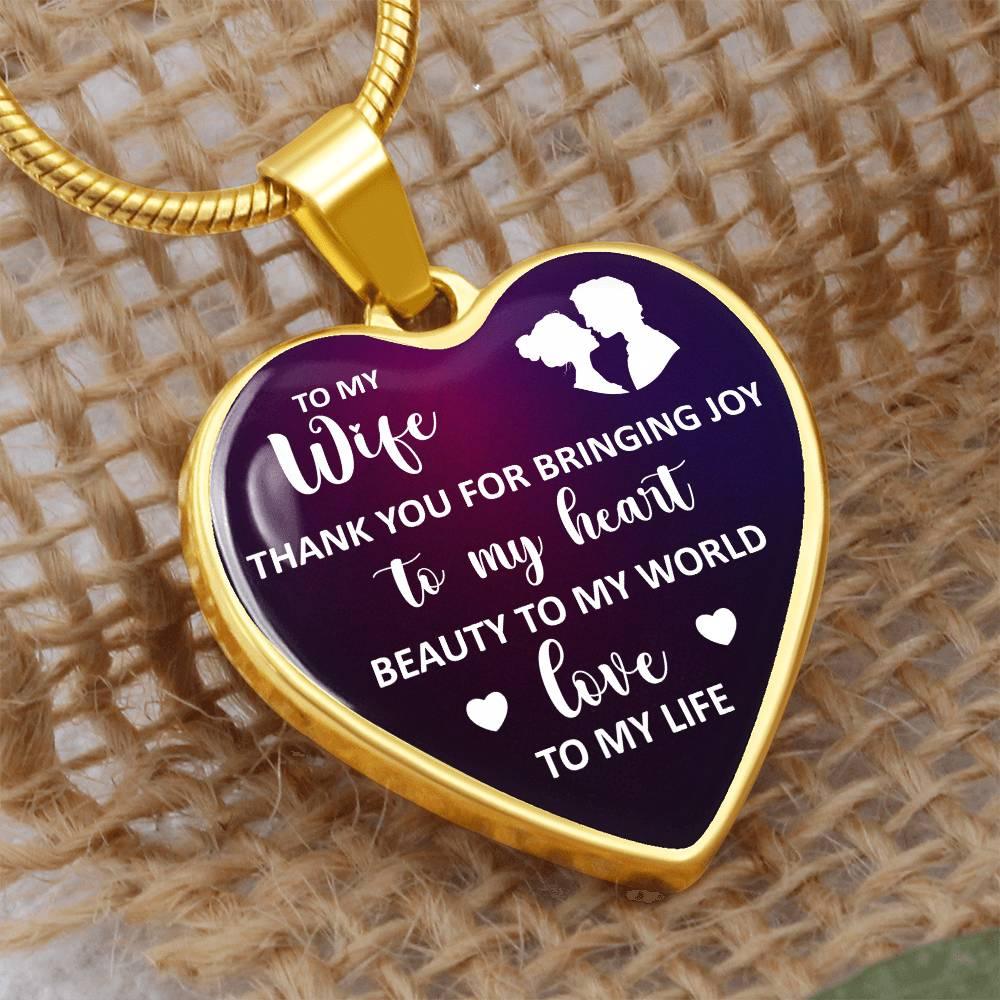 Joy, Beauty, Love Wife Necklace - Kim’s Signature Beauty & Accessories    