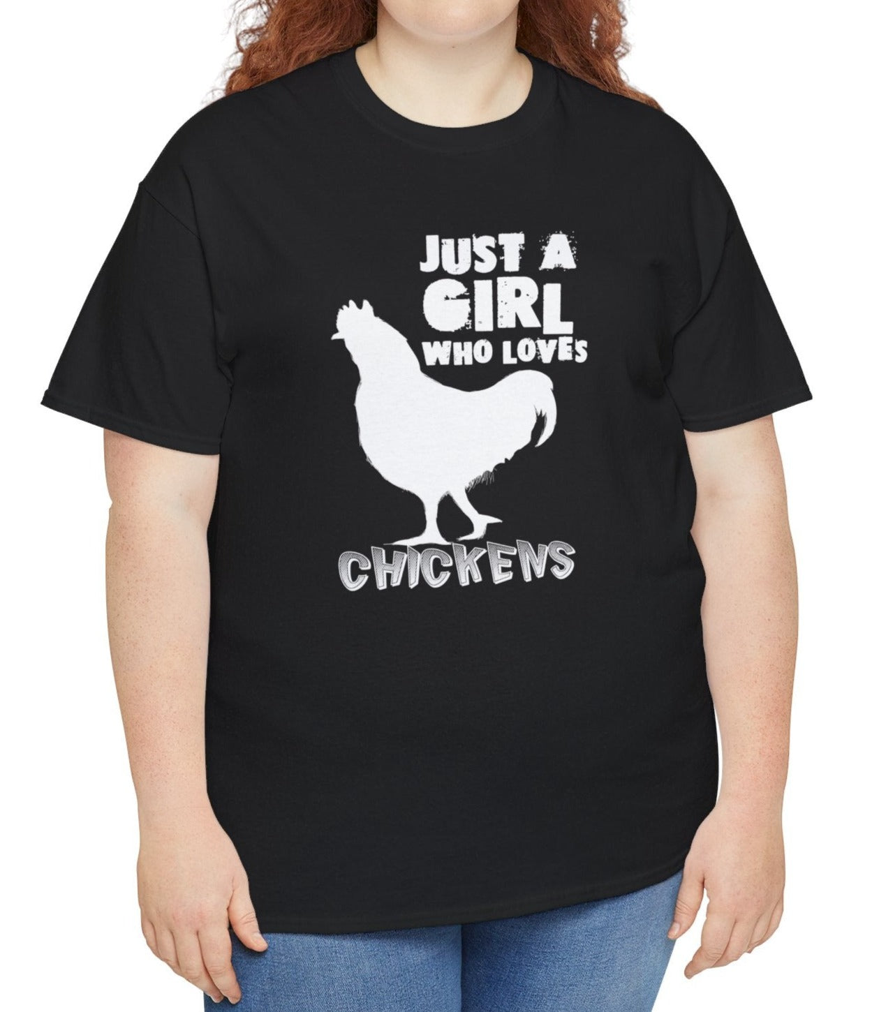 Just A Girl that Loves Chickens Tee - Kim’s Signature Beauty & Accessories    