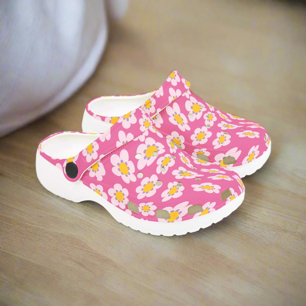 Kids' Floral EVA Foam Clogs - Comfortable Summer Footwear - Kim’s Signature Beauty & Accessories    